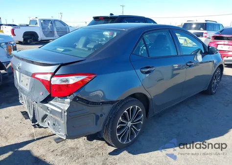 2016 Toyota Corolla S Plus z USA, uszkodzony, nr VIN 2T1BURHE8GC556316